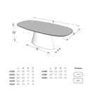 Mesa de Jantar Dora
