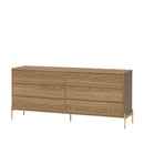 Cômoda c/ 6 Gavetas Jasper 182 cm