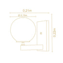 Arandela Milky Bella 1 Lâmpada Madelustre