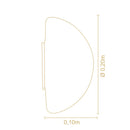 Arandela Cogumelo 20 cm Madelustre 3233