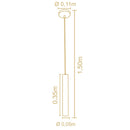 Pendente Legno Cilíndrico Madelustre