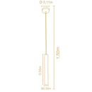 Pendente Legno Cilíndrico Madelustre