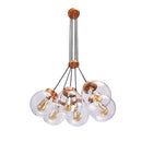 Pendente Agrupado Vintage 6 Esferas Diâmetro 30 cm Madelustre