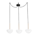 Pendente Cascata Cogumelo 3 Lâmpadas Madelustre