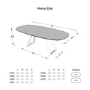 Mesa de Jantar Zoe