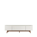 Rack Flynt 184cm Natural com Off White Fosco