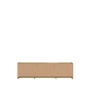 Rack Oslo 185cm Freijó com Off White