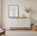 Buffet Olive 135cm Off White