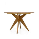 Mesa de Jantar Redonda Madeira Maciça Andría