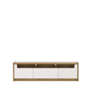 Rack Oslo 185cm Freijó com Off White