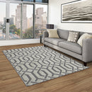 Tapete São Carlos Chevron Minério 150 x 200 cm